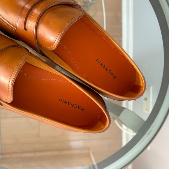 MAGNANNI Vince Leather Penny Loafer